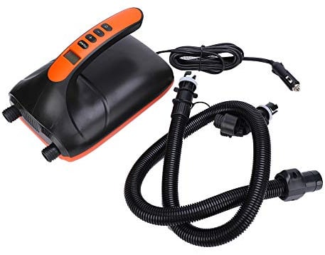 Luftpumpe, HT-782 Laden und Entladen von Zweifachfahrzeugen Luftpumpe Hochdruck-Elektropumpe Paddelbrett Surfbrettkajak Schlauchboot (Spannung 12V)