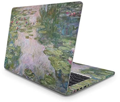 Sticker Master Claude Monet Water Lilies Art Laptop Vinyl Sticker Skin Cover 13 14 15 Inch Notebook Decal for MacBook Asus Acer Hp Lenovo Huawei Dell Ms Toshiba 14 inch (35x26 cm)