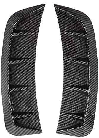 Aile latérale, pare-chocs avant marqueur latéral aile d'air garniture de couverture de ventilation Style Fiber de carbone accessoires extérieurs de voiture universels