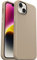 OtterBox Symmetry+ Hülle für iPhone 14 Plus mit MagSafe, stoßfest, sturzsicher, schützende dünne Hülle, 3X antimikrobieller Schutz, Beige