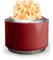 Solo Stove Brasero Yukon et Support 2.0 | Brasero de sans émission de fumée, Combustion Naturelle du Bois, avec bac à Cendres Amovible, Acier Inoxydable, 68,5 x 50,5 cm, 20 kg, Rouge