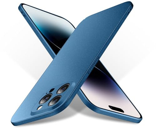 Bastmei for iPhone 14 Pro Max Case 6.7 Inch(2022), Extremely Light Ultra-Light Super Slim Camera Protection Hard PC Cover Case for iPhone 14 Pro Max(Gravel Blue)