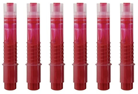 PILOT Pack of 6 Refills for Marker V Board Master S Red
