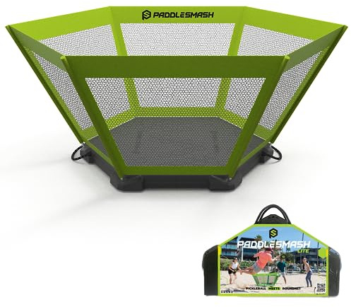 PaddleSmash Lite - NO Paddles OR Balls Edition - Outdoor-Spiele - Hofspiele - Strandspiele - Outdoor-Spiele für Erwachsene und Familie - Nur Netz und Platz - Perfekt für Hinterhof-Strand-Heckklappe &