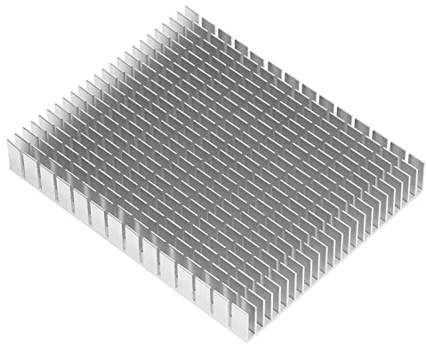 Watris Veiyi Alu Kühlkörper, 150x120x20mm Heatsink, Wärmeleitkleber Kühlrippen für CPU Verstärker PCB Board