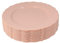 25 pcs petites/grandes assiettes en plastique rondes réutilisables assiettes à steak en plastique vaisselle en plastique relief gaufré assiettes à dessert en plastique pour buffet fête(26cm,rose)