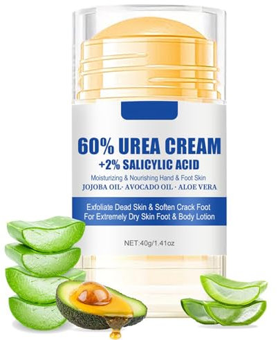Urea Cream 60 Percent for Feet - Urea Foot Cream - Foot Cream for Cracked Heels and Dry Skin - Cracked Heel Repair Cream - Skin Care Hands & Feet - Foot Moisturiser -1PCS