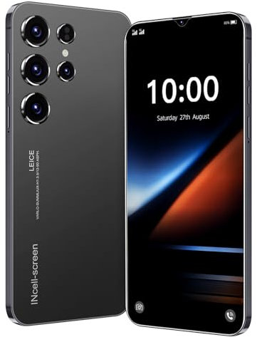 Fine Life Pro Entsperren Telefon, 6,3-Zoll-Bildschirm,Dual-Kameras, Dual-SIM-Karten, 2GRAM+16GROM/TF128GB, unterstützt 4G FDD-LTE: B1/3/7/20, Android Smartphone,geeignet für Anfänger. (5, Black)