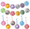 VIKY® Disco Deko Girlande Bunte,7 Stk Spirale Discokugel Deko Girlande Banner Set,Disco Dekoration,Diskokugel Hängende Wirbel Deko für Geburtstag,Neujahr Deko,Karneval,80er 90er Jahre Disco Party Deko