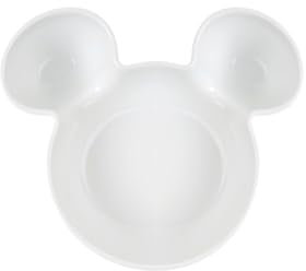 Holst Porzellan KID 003 - Cuenco infantil (porcelana, 20 cm, 0,60 L, 20 x 18 x 5 cm, 4 unidades), diseño de oso Mausi, color blanco