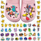 ZXTGBQ 47 StüCk Cartoon Schuhanstecker Schuh Charms, Schuh Charms FüR Clogs, Cartoon Schuhdekoration Schuh AnhäNger, Diy Schuh-Pins & Anstecker, Jibbitz Kompatible FüR Kinderpartys Geschenk