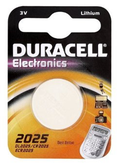 Duracell Specialties CR2025 126 mAh Non Rechargeable Electronics Battery (Pack of 2)