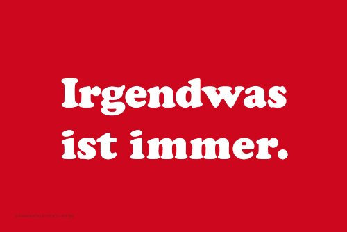 Rannenberg und Friends Laptoptuch 'Irgendwas ist immer' - Rot - Mikrofaser - Laptop-Reinigungstuch