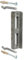 Alberts 412319 Anschlag für Schlosskästen | feuerverzinkt | Höhe: 172 mm | Tiefe: 30 mm
