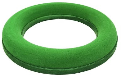 Steckmasse-Ring, Aquadur, 30 cm, Steckschaum, Steckmoos-Kranz, frische Blumen-Deko, nass, Blumen-Gestecke, Tisch-Dekoration