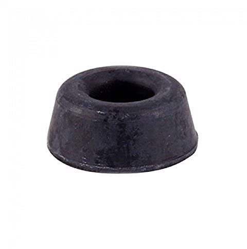 Merriway BH02007 (4 Pcs) Rubber Toilet Seat or Furniture Buffers, 22mm (7/8 inch) Black - Pack of 4 Pieces
