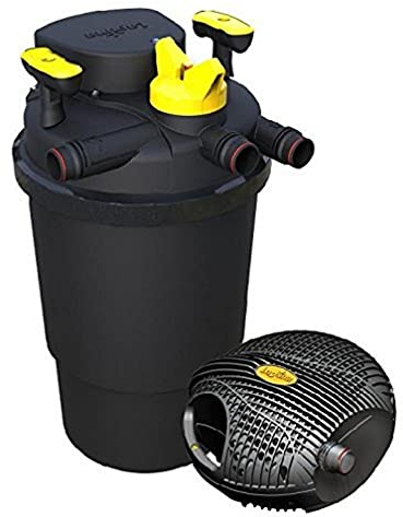 Laguna Clear Flo 10000 Set Composto da Filtro a Pressione Pressure-Flo 10000 e Pompa ad Alte Prestazioni Max-Flo 7600, per laghetti Fino a 10.000 l