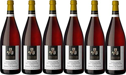 Weinkellerei Hohenlohe Heuholz Edition HD Trollinger mit Lemberger QW trocken - im Eichenfass gereift (6 x 1L)