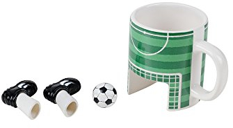 Winkee - Tasse de Football | La tasse de café sportive pour les fans de football | Mug à thé avec fonction de jeu | Match de l'Euro en savourant votre café