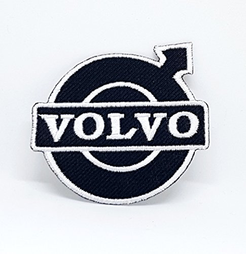 Bestickter Aufnäher mit Volvo-Logo, zum Aufbügeln oder Aufnähen.