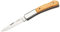 Herbertz Taschenmesser, Stahl AISI 440, Nagelhau, Back Lock, Edelstahlbacken, Olivenholz-Griffschalen, scharfes Klappmesser & Outdoor-messer für Camping, Wandern oder Jagd