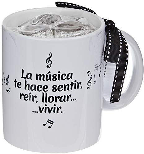 Mopec GB330.1 Taza cerámica música en el aire con 6bombones