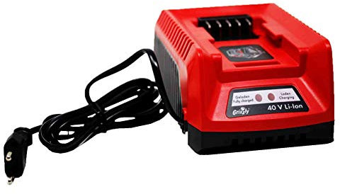Grizzly Schnellladegerät 40V, 1,25h, passend zum 40V 2in1 Set