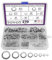Tovot 304 Lot de 270 rondelles de verrouillage à ressort en acier inoxydable Tailles M3 M4 M5 M6 M7 M8 M10 M12 M14