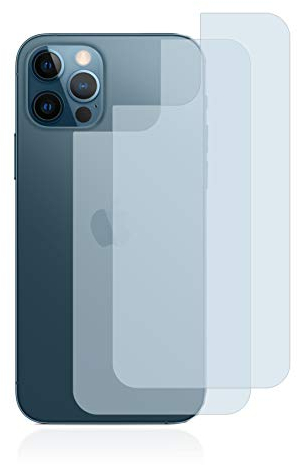 brotect Screen Protector Anti-Glare compatible with Apple iPhone 12 Pro (Back) (2 Pack) Screen Protector Matte, Anti-Fingerprint Protection Film
