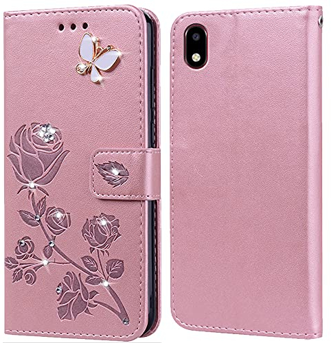 PKQTOP Hülle für ZTE Blade A3 2020 Handyhülle,Klappbar Tasche Case,Standfunktion,Kartenfach,Silikon Bumper,Stoßfeste Schutzhülle Cover für ZTE Blade A3 2020