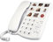 Big Button Phone for Seniors, 9 Pictured Big Buttons,Extra Loud Ringer,Wired Simple Basic Landline Telephone for Visually Impaired Old People with Large Easy Buttons, Emergency House Phones
