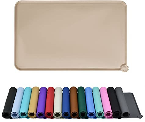 Reopet Silicone Dog Cat Bowl Mat Non-Stick Food Pad Water Cushion Waterproof - Multiple Colors, Sizes & Purposes