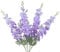 FERIAL Violette künstliche Delphinium-Blumen, Seide, Larkspur, Blumen, künstlicher Snapdrachen, langer Stiel, künstliche Pflanzenspray, Arrangement für Zuhause, Büro, Garten, Tischvase, Dekor (lila)