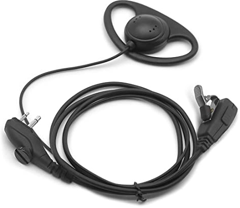 Oreillette Casque Écouteur pour HYT Hytera Radio TC-446S TC-508 TC-610 | pour TC-620 TC-1600, BD502 BD502i BD505 BD615, PD402i PD405 PD415 PD482i PD502 PD505 PD565 Power446, 2 Broches