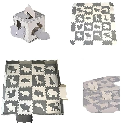 ASENME Eva-Gummimatte für Babys, 36 Stück, XL 145 x 145 cm