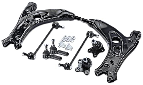Frankberg Querlenker Sazt Vorderachse Links Rechts Kompatibel mit Ibiza III 6L1 1.2L-2.0L 2002-2008 Polo 9A 9N 1.2L-1.9L 2001-2009 Replace# 6Q0411315C