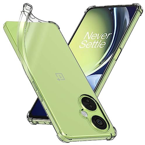 ebestStar - Cover per OnePlus Nord CE 3 Lite 5G, Custodia Silicone Trasparente, Protezione TPU Antiurto, Bordi Rinforzati, Trasparente