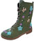 NOAGENJT stivali alti sopra il ginocchio stivali con tacco stivali estivi donna bassi traforati stivali di gomma fashion stivali stivaletti anfibi sandali infradito donna Verde-c 18.99
