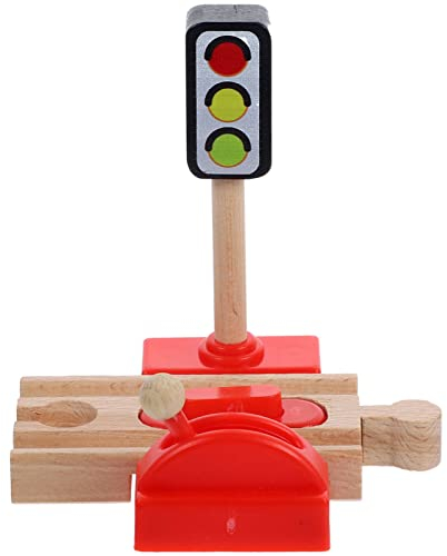 jojofuny Holzeisenbahn-Zubehör Kinder-Eisenbahn-Tankstelle Eisenbahn-Tankstellen-Spielzeug Holzeisenbahn-Set Holzschienen-Set Eisenbahn-Spielzeug Für Mädchen Und Jungen Im Alter