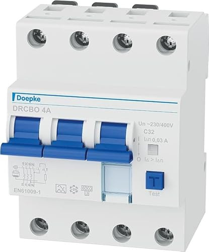 FI/LS-Kombination/RCBO DOEPKE DRCBO 4 B25/0,03/3N-