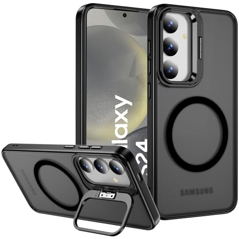 CoolGadget Magnetische Handyhülle für Samsung Galaxy S24 für MagSafe Dünn | Magnetisches Slim Case, kabelloses Laden, Soft Grip Oberfläche, kratzfest, federleicht
