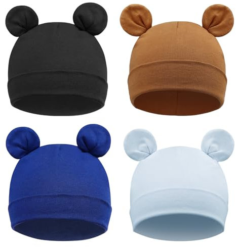 DRESHOW Unisex Mütze für Junge & Mädchen - Frühling & Sommer Wendemütze Jersey Slouch Beanie - Kleinkind & Kindergarten Mütze