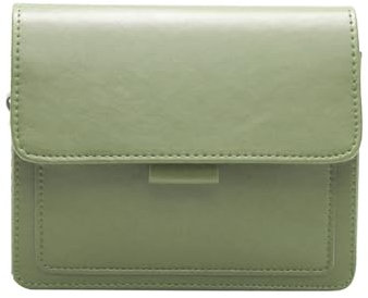 ZBIianxer Umhängetasche aus PU-Leder, kleine quadratische Tasche, lässige Umhängetasche, Kuriertasche, Klapptasche für Damen und Mädchen, 3