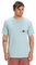 Quiksilver Herren Salt Water Pocket Ss Tee T-Shirt, Aquifer, M