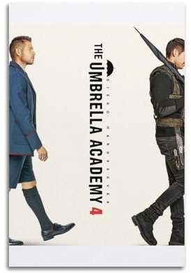 MHEGSNGA The Umbrella Academy Poster, Vintage-Kunst, Raumdekoration, ästhetische Schlafzimmerdekoration, Leinwandposter für Schlafzimmer, 30 x 45 cm, ungerahmter Stil