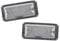 Hacreyatu 2 Pcs Error Free License Plate Lamp Taillight, 12V License Number Plate Light for Fiat 500 Abarth 500 500C 695 595 LED Rear Number Plate Light Lamps