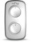 WHY EVO NOA MINI - Telecomando universale a 4 pulsanti - programmabile codice fisso o codice girevole - Frequenze 433 o 868 MHz - per cancelli e porte del garage (grigio puro)
