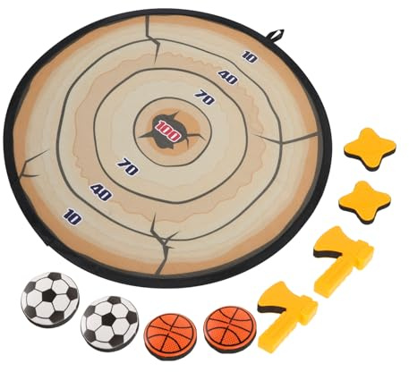 Runde Wurf Zielscheibe aus Gewebe für Kinder und Erwachsene | Interaktives Zielspiel für Drinnen und Draußen, Verbessert die Treffsicherheit, Buntes Partyspiel für Familie