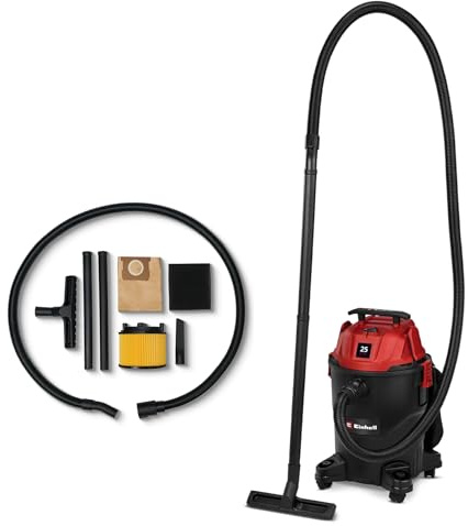 Einhell TC-VC 2555 2347420, Aspiratore, Rouge, Noir