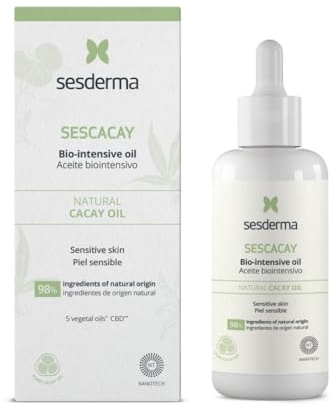 Sesderma Sescacay Bio-Intensivöl mit Cacay-Öl & HPR Retinoid 100 ml - Regenerierendes Körper & Haaröl gegen Dehnungsstreifen & Narben, Anti-Aging, Straffend, Feuchtigkeitsspendend